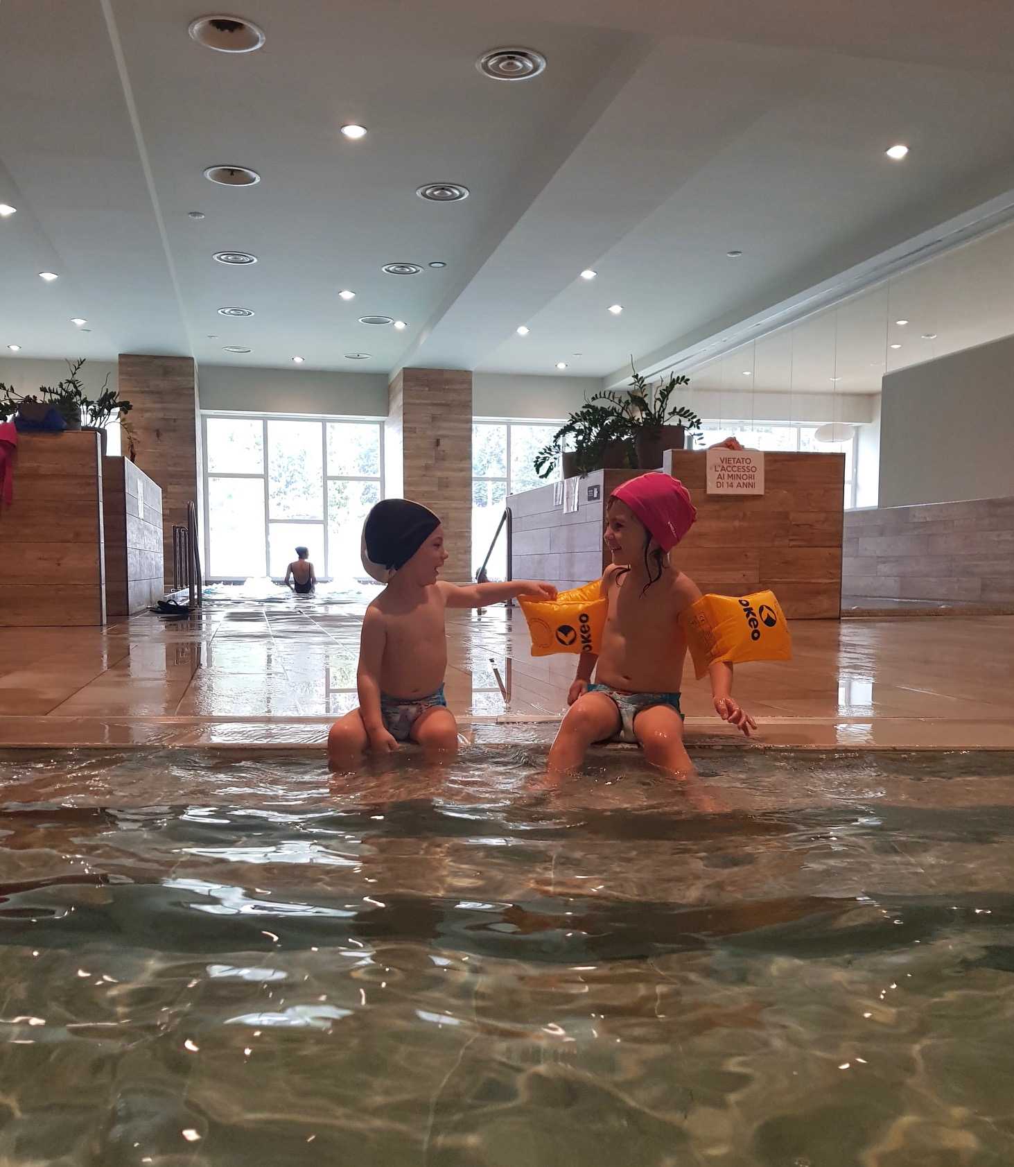 Bambini alle Monterosa Terme Champoluc val d'Ayas