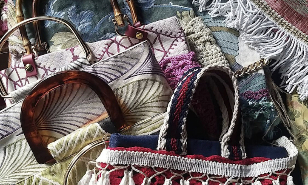 FABRICLOVERS BORSE CON MATERIALI DI RECUPERO 100% UPCYCLED E GREEN