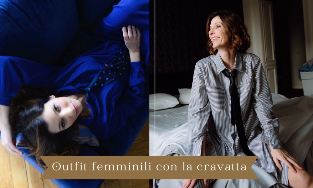 Outfit femminili con la cravatta
