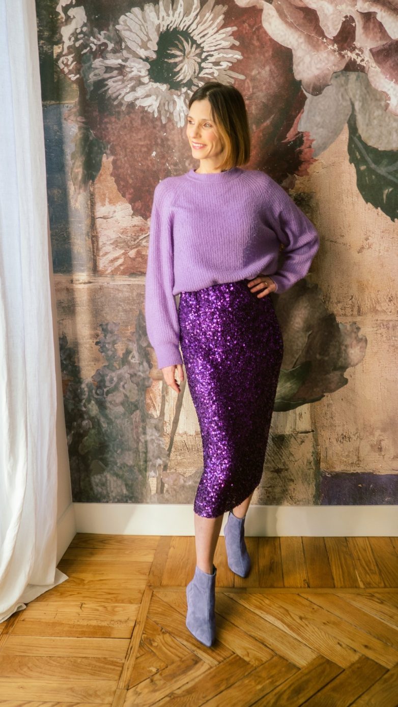 Gonne con nappe di paillettes da donna sciarpa con frange Rave