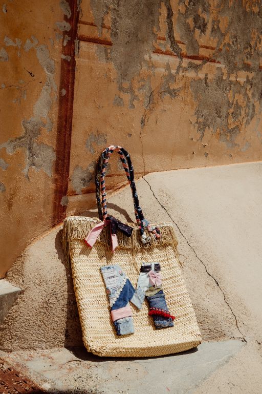 borse di paglia per il mare