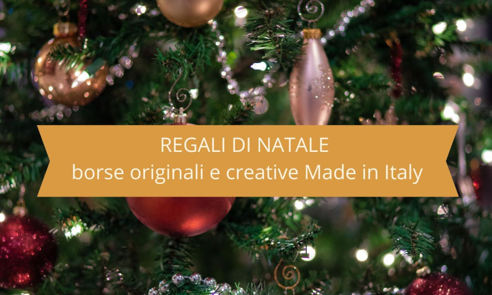 4 borse originali per un regalo di Natale artigianale e sostenibile