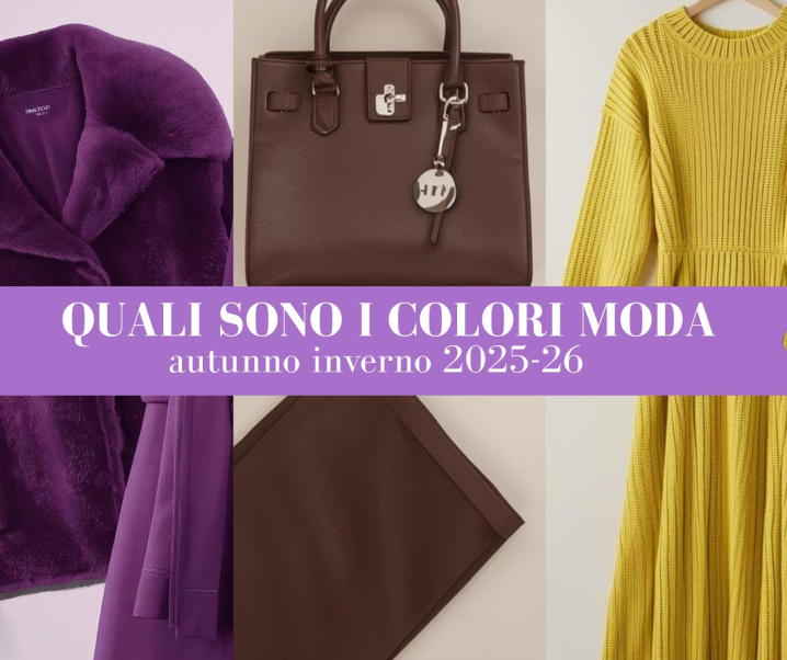 I colori moda autunno-inverno 2025/2026