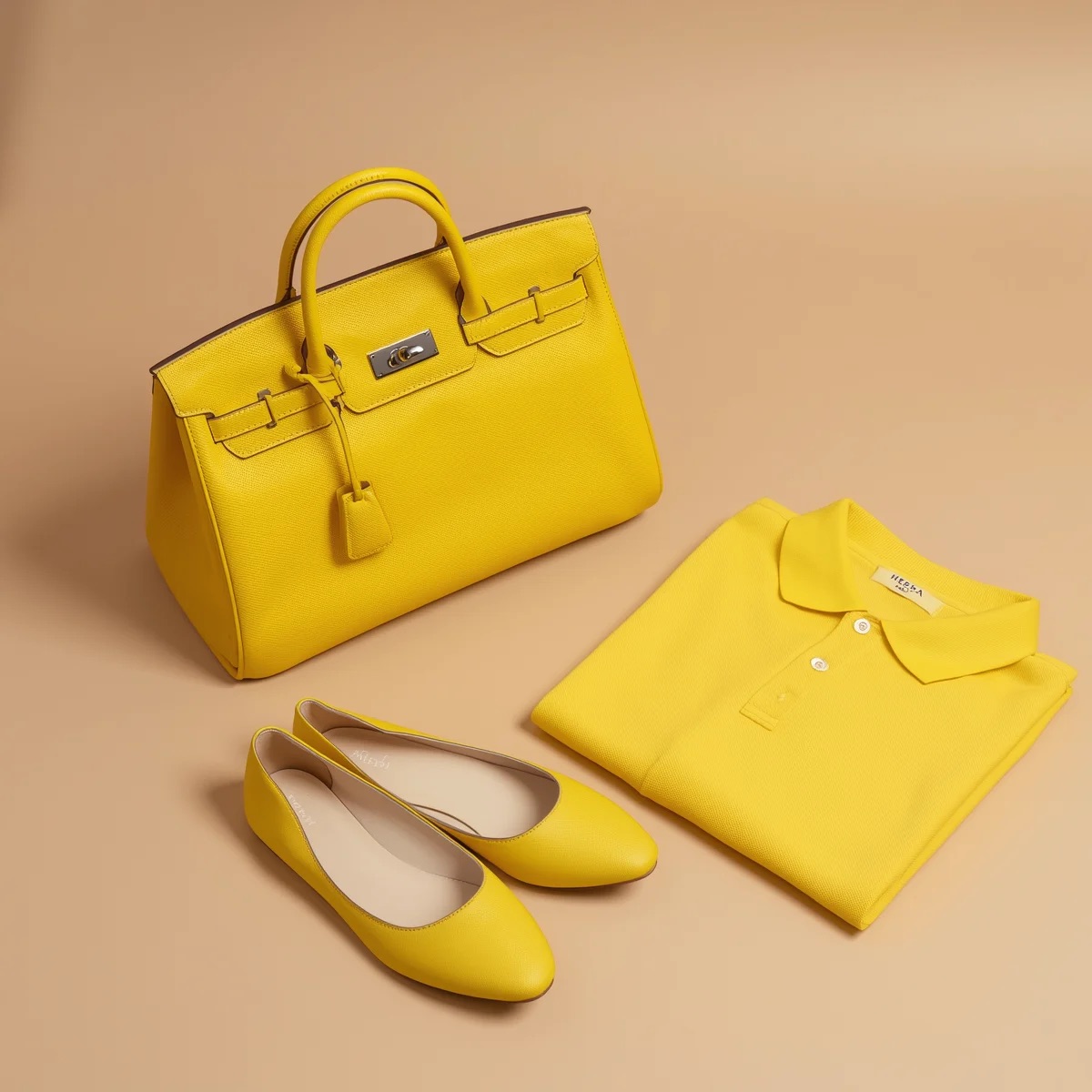 accessori estivi donna color giallo oro 