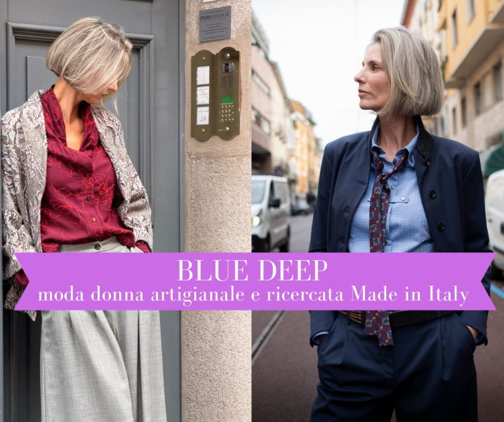 Blue Deep: moda donna artigianale e ricercata Made in Italy